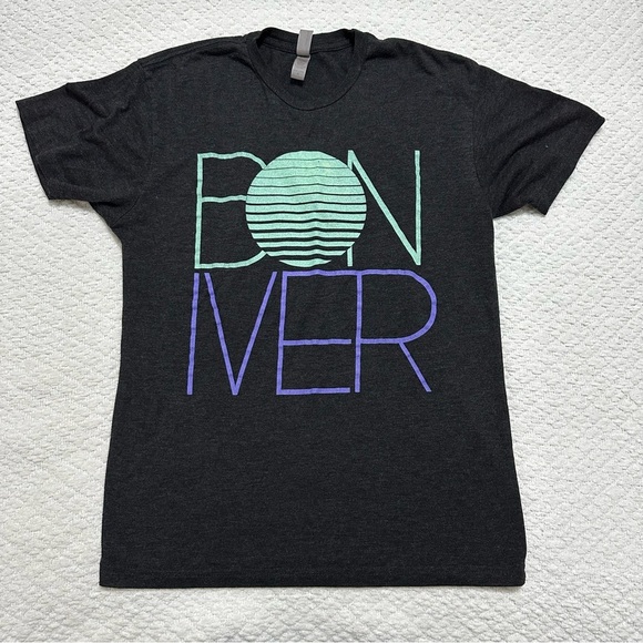 Tops - Bon Iver Black Short Sleeve T-Shirt Women’s Size Small